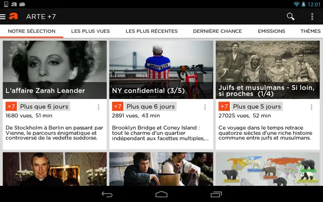 ARTE android App screenshot 10